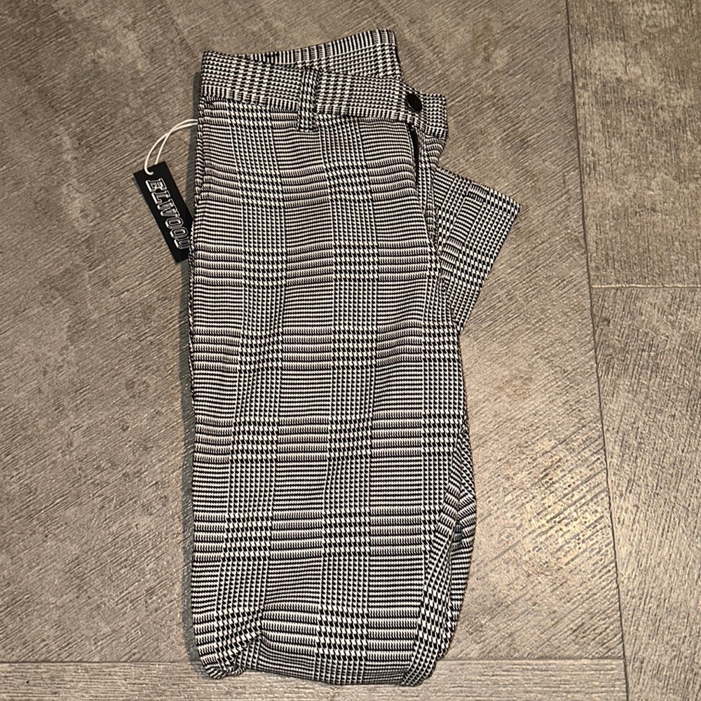 Plaid Skinny Elwood Pants